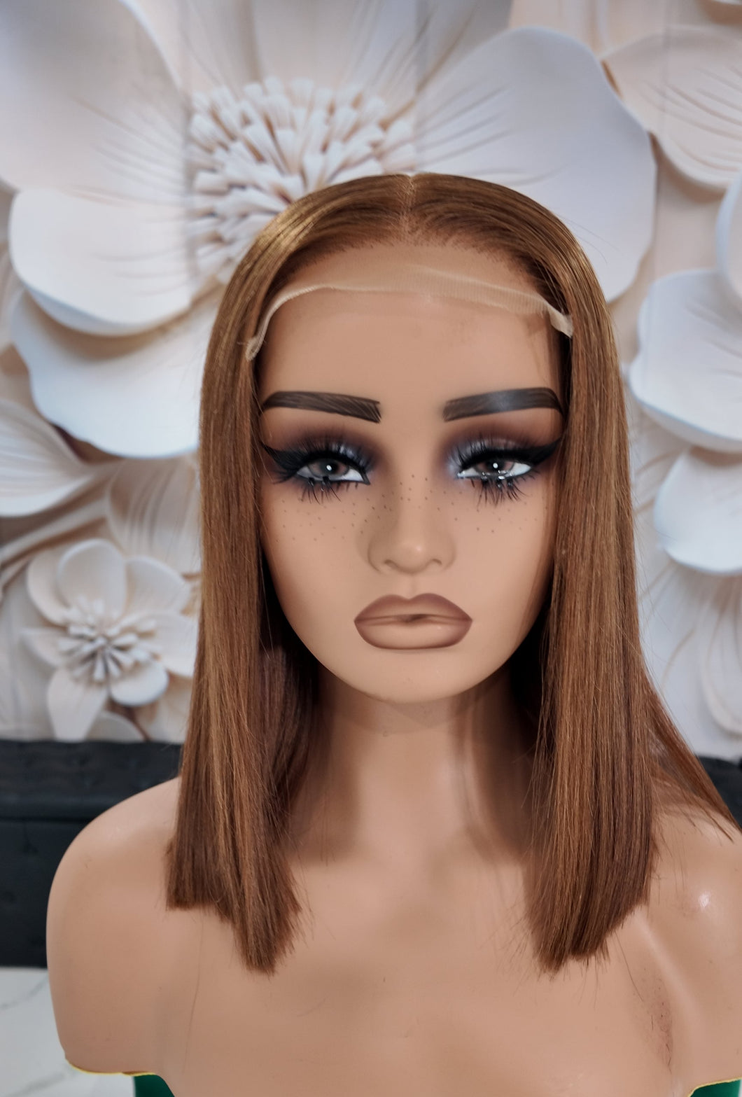 5x5 Honey Caramel Sleek Bob Ready-to-Wear Luxury Unit