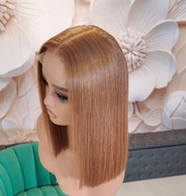 Load image into Gallery viewer, 5x5 Honey Caramel Sleek Bob Ready-to-Wear Luxury Unit